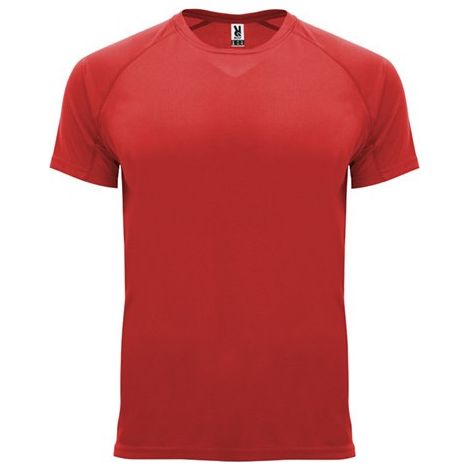 Camiseta técnica de manga ranglán con factor protección UV BAHRAIN ROLY S Rojo