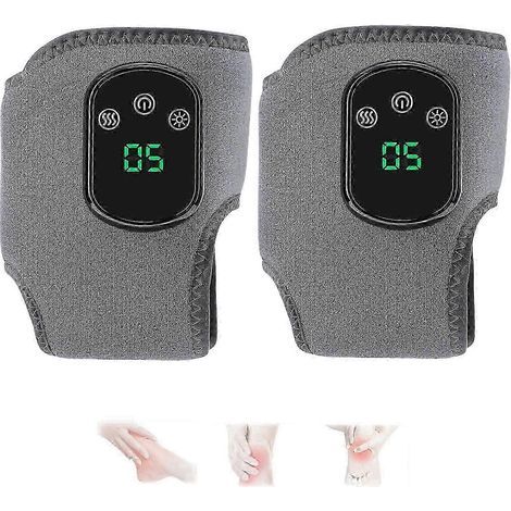 x 2025 Emsense Tragbares kabelloses Fußmassagegerät mit Dreifachmassage-Methode und 3 Vibrationsmodi, mit beheizbarem Knöchelband für Zuhause, Büro und Reisen (1/4)