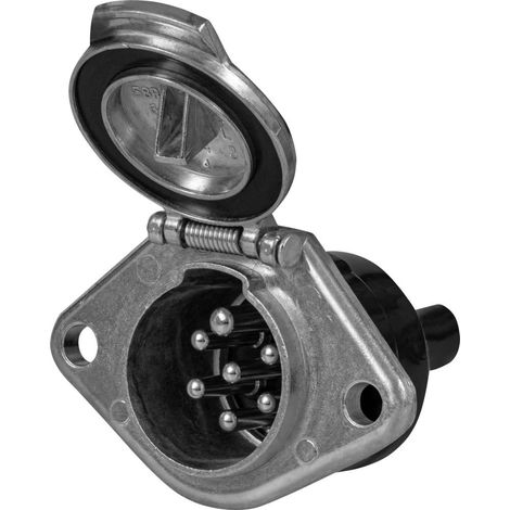 SecoRüt ES024 Presa rimorchio [terminale non intestato - Presa rimorchio 7 poli tipo N] Alluminio colato sotto pression