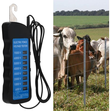 Probador de cercas eléctricas Multilight ABS, voltaje de 7000 V, dispositivo portátil para la detección de cercas eléctricas. (1/5)