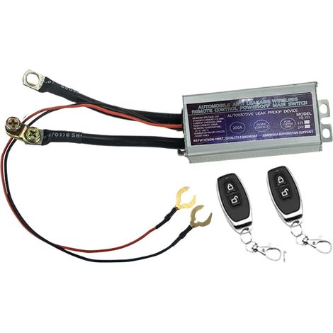 Interrupteurs de déconnexion à distance de la batterie – Isolateur contrôlé par porte-clés, unité de protection contre le courant élevé, structure résistante aux intempéries, design de câblage s (1/5)