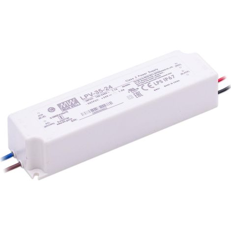 Mean Well LPV-35-24 Netzteil 36W 24V 1.5A IP67 Schaltnetzteil CV