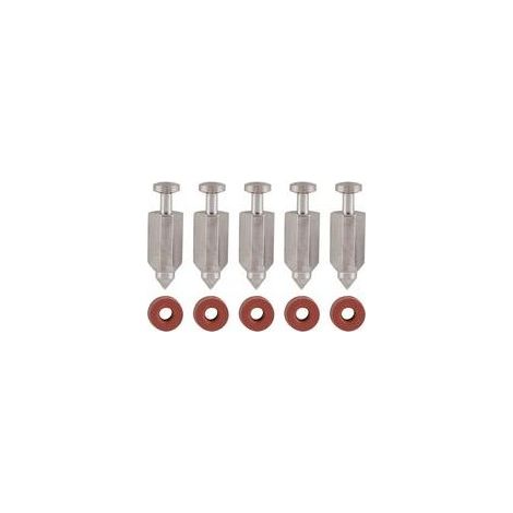 Kit de réparation de joint de siège d'aiguille de carburateur 5 pièces pour 398188 (1/5)