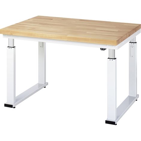 STIER Elektrisch Höhenverstellbare Werkbank Premium BxTxH 1250x900x740-1140 mm