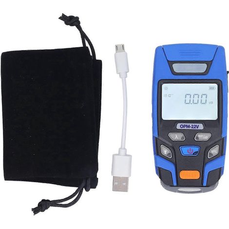 Optisches Faserleistungsmessgerät -70 bis +6 dBm, wiederaufladbarer Mini-Faseroptiktester mit 10 mW VFL für SC ST