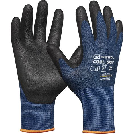GEBOL Schutzhandschuh Cool Grip Arbeitshandschuh Klimafunktion Größe 9  1 Paar