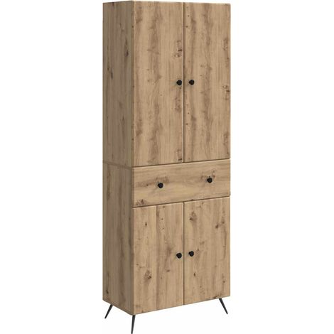 vidaXL Cabinet Set 2 pcs Artisan Oak Engineered Wood