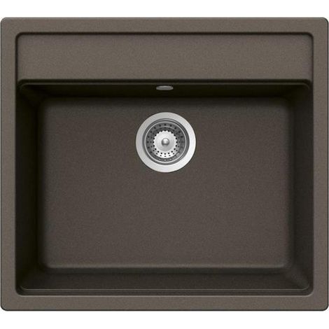 Schock Einbaubecken Cristadur Mono N-100 A Stone STO Exzenterbedienung (1/4)