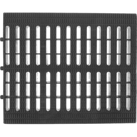 Grille d'égout en plastique, couvercle de drain, grille d'égout extérieure, grille de drainage, grille de caniveau (1/5)