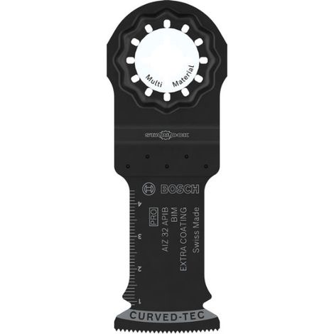 Bosch 5 hojas multimaterial AIZ 32 APIB para herramientas multifunción (para madera con clavos, sándwich de metal, ancho 32 mm, herramienta multifunción profesional)