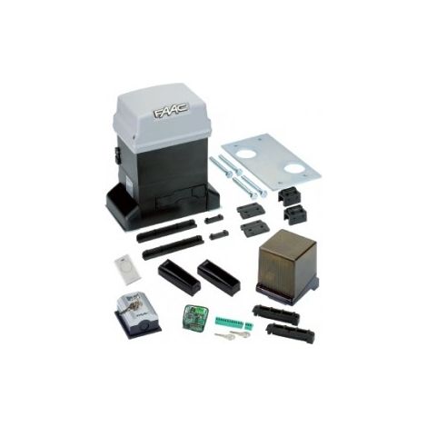 Kit automazione cancello scorrevole, motore elettrico faac pratico kit 230v safe 10564944