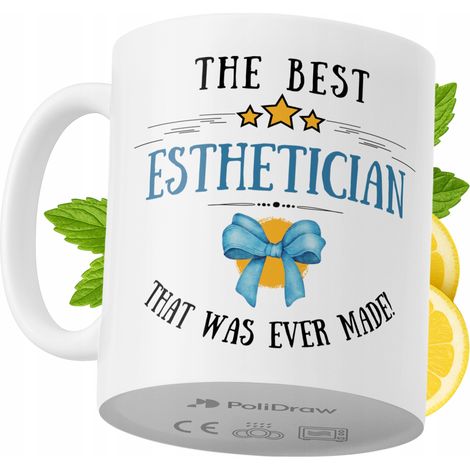 Lustige Tasse für Kosmetikerinnen – Kaffee- oder Teetasse mit witzigem Textdesign – ideal für Geburtstage, Namenstage, Feiertage und besondere Anlässe. Hochwertige Tasse für Zuhause, Büro und Arbeit. 