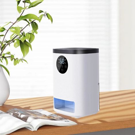 Mini déshumidificateur électrique domestique, dégivrage automatique, réservoir d'eau de grande capacité, convient aux salles de bains. (1/5)