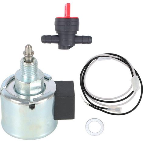Solénoïde (Électrovanne) de Rechange pour Tondeuse et Équipements de Jardin - Compatible avec les Références 846639 et 694393 (1/5)