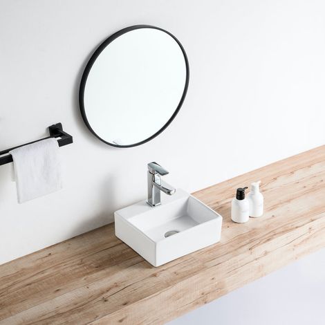 Lavabo da appoggio in ceramica SALTA 33 x 29 cm (1/5)