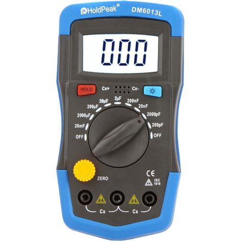 Capacimètre numérique, condensateur, avec rétroéclairage LCD (1/5)