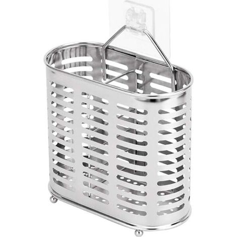 Porte-Baguettes en Acier Inoxydable Vaisselle Support pour égouttoir Couverts Séchage Organisateur Multi-usages Tenture Murale Cuisine Outils (Forme Ovale)-Fei Yu
