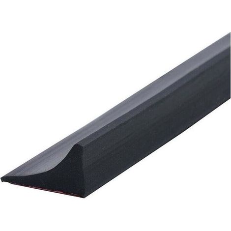 100CM Barriere De Douche Silicone,Barre De Seuil De Douche Anti Débordement Autocollant,Barrage Eau Douche,Seuil Douche Barrage D'eau,Barrière De Douche Pliable Pour Sol De Salle De Bain-noir (1/4)