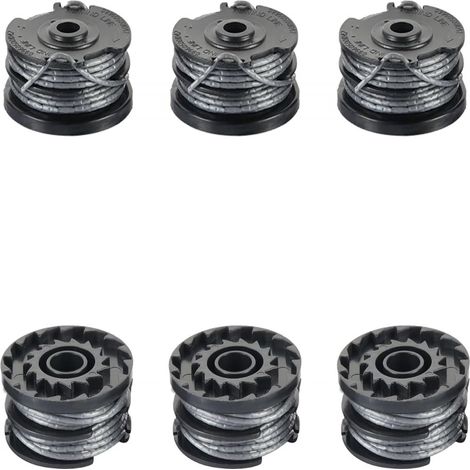 Bobine Fil Coupe Bordure pour Bosch AdvancedGrassCut36, ART 24 27 30 Rotofil, 6 Bobines, Fil Débroussailleuse (1/5)