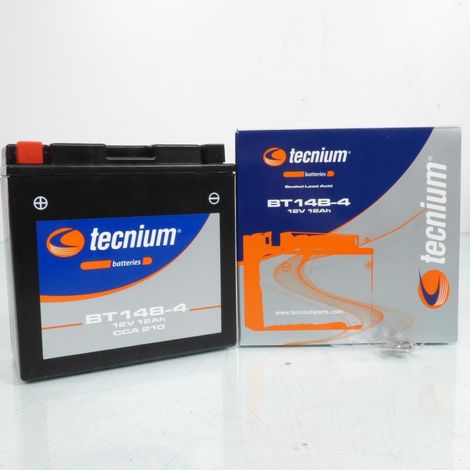 Batterie SLA Tecnium pour Auto YT14B-4 / 12V 12Ah Neuf (1/2)