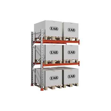 kaiserkraft  Scaffalatura portapallet  zincato/arancione  alt