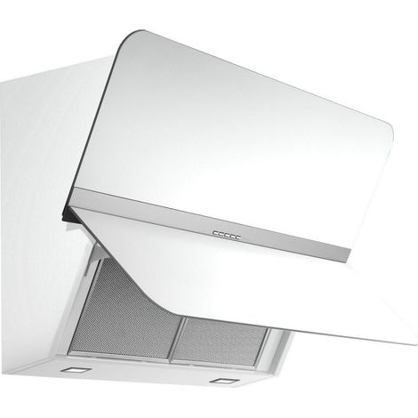 Hotte décorative murale 85cm 800m3/h blanc – Évacuation ou recyclage – Niveau sonore 58dB – Éclairage LED – Filtres lavables – Falmec (1/7)