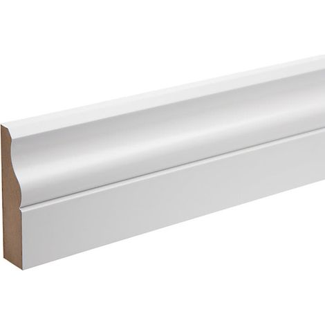 18mm x 68mm MDF White Primed Ogee Architrave 4400mm