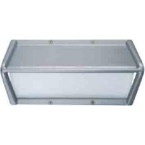 Applique murale exterieure eclairage directe fonte gris pour lampe E27 230V (non incl)