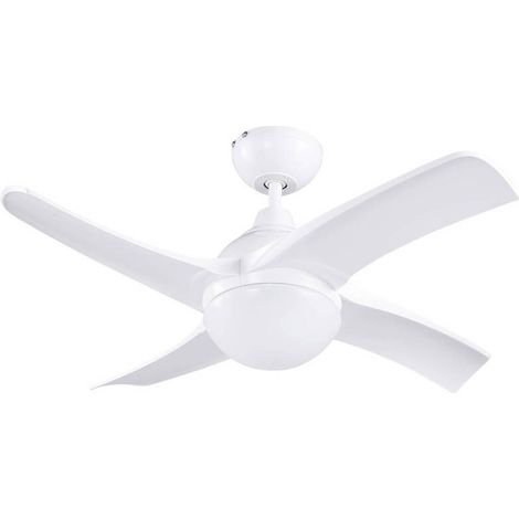 [GEBRAUCHT] B-Ware Sygonix Deckenventilator Ventilator Timer Fernbedienung Beleuchtung Weiß Ø910mm (1/2)