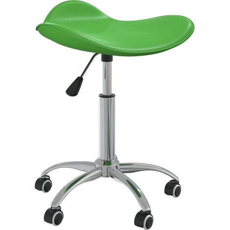 Silla de comedor giratoria de cuero sintético verde vidaXL