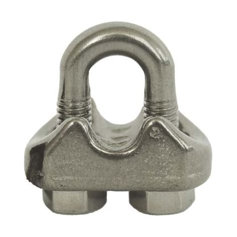 MORSETTO INOX - MM 12- 5 pezzi