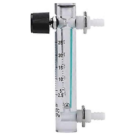 Débitmètre de gaz ZK, LZQ-5, débitmètre 2,5-25 l/min avec vanne de régulation d'oxygène/air/gaz (1/5)