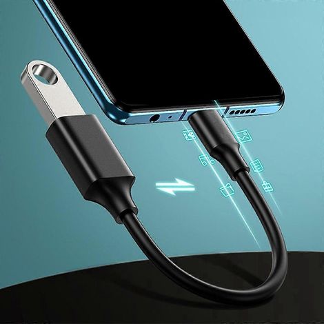 Adaptateur compact USB-C vers USB 3.0 avec fonction de charge et de transfert de données (1/4)