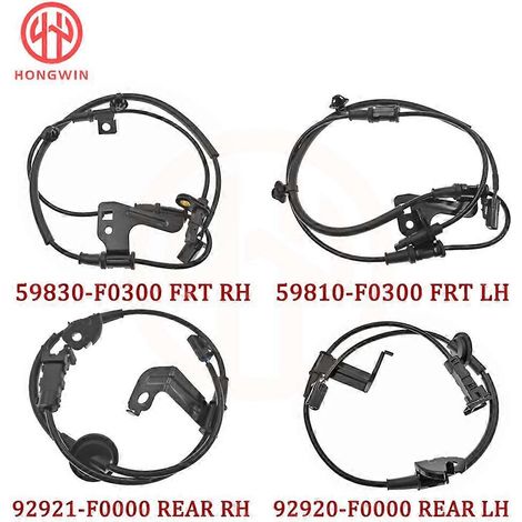 Capteur de vitesse de roue ABS avant et arrière pour Hyundai Tucson 2018-2020 et Kia Sportage 2016-2019 : références 95670-F8000, 95671-F800, 91920-F8000 et 91921-F8000 (ensemble). (1/5)
