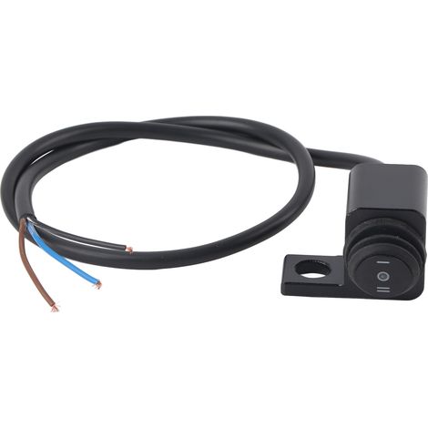 Interrupteur de guidon étanche, phare antibrouillard, bouton ONOFFON pour moto et ATV avec trou de montage de 0,4 pouces (côté gauche) (1/5)