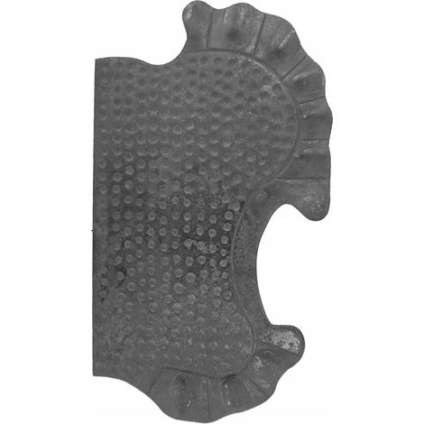 Piastra destra SENZA fori elementi forgiati 63.105 H290XL160 4MM