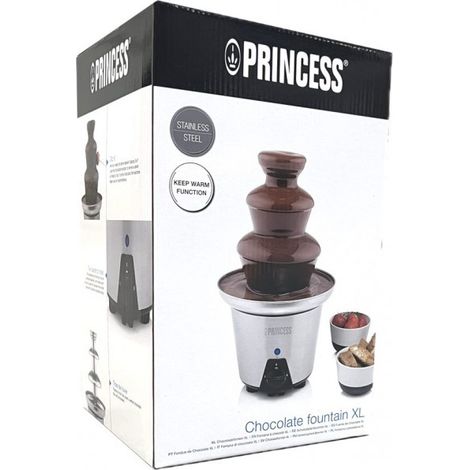 Princess 292998 Chocolatier Schokoladenbrunnen XL Edelstahl"-"182013499