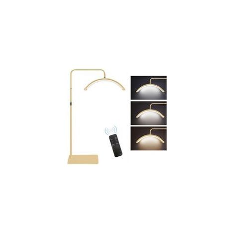 Lampadaire à cils demi-lune pliable – Lampe LED 36W avec 238 perles – Température de couleur 3200K à 5600K – Support téléphone universel (1/4)