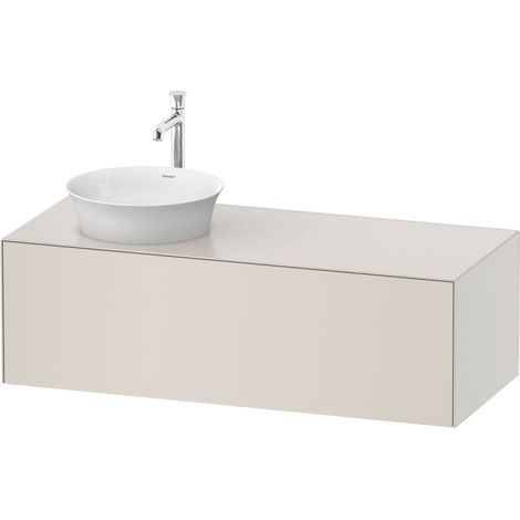 Duravit White Tulip, meuble sous-lavabo mural, largeur 1300 x