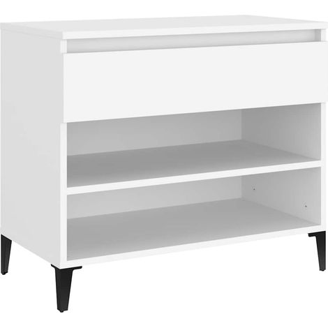 Maison Exclusive - Zapatero madera contrachapada blanco 70x36x60 (1/5)