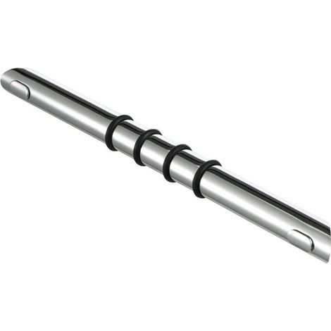 Geesa Hotel Repose-pieds pour angle de douche encastré Chrome