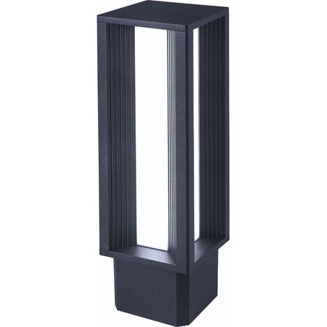 Borne AURA IP65 LED SMD 23W 3680lm(1720lm) CRI80 4000K 120º 400mm Noir (1/2)