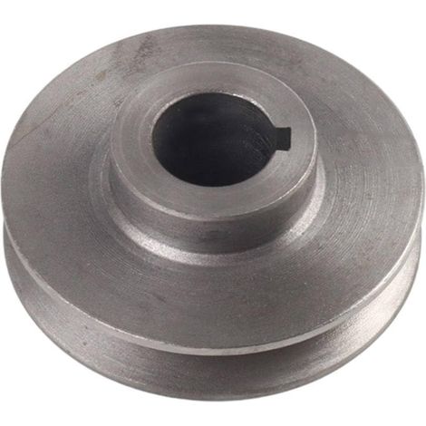 Keilriemenscheibe aus Gusseisen, Typ A – 1 Stück – Industriegrau – Kompressorantrieb – Mechanische Werkstatt – 24 x 100 mm (1/5)