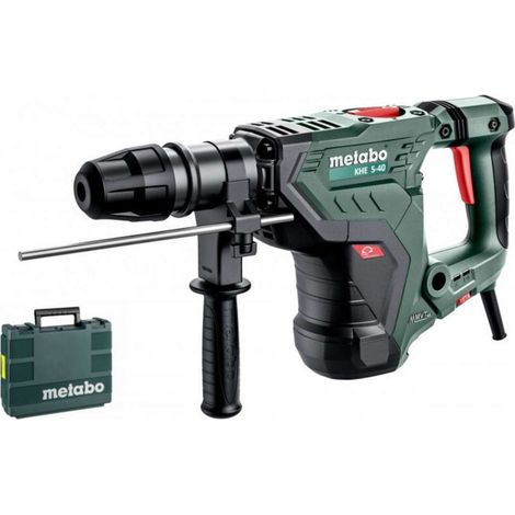 Metabo – Martello combinato SDS-Max 1100 W – Forza percussione 8,5 J – Velocità 540 giri/min – Per calcestruzzo fino a 40 mm – 600391500 (1/3)