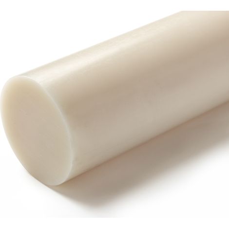 Tige de nylon RS PRO Naturel Dia. 90mm x 500mm ( Prix pour 1 )