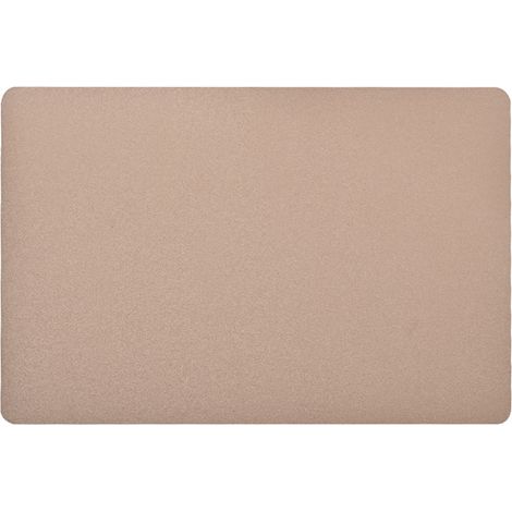 Set de table en cuir — Tapis isolant thermique en PU imperméable et résistant à l'huile — Set de table hydrofuge — Dessous de verre — Résistant à la chaleur — 45 x 30 cm (Marron café) (1/3)
