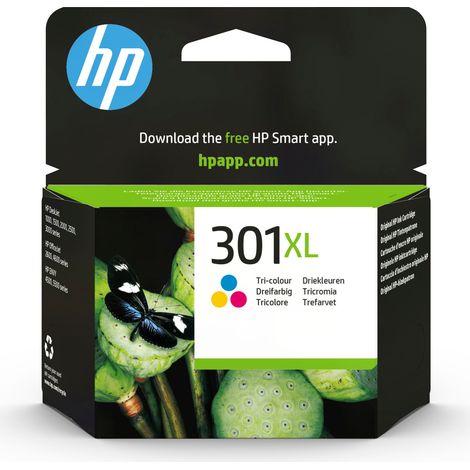 HP 301XL High Yield Tri-color Original Ink Cartridge Druckerpatrone 1 Stück(e) Hohe (XL-) Ausbeute Cyan, Magenta, Gelb