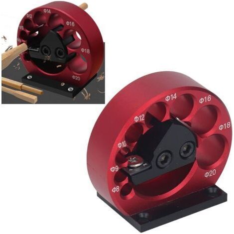 Gabarit de fabrication de chevilles réglable de 8 à 20 mm pour perceuses électriques, outil de fraisage du bois à tige ronde, idéal pour les bricoleurs et les menuisiers. (1/3)