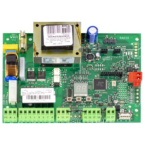 Carte centrale électronique pour portails battants GENIUS BRAIN 19 230v 6100328 (1/2)