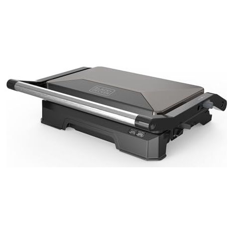 Parrilla eléctrica Black & Decker bxgr1001e 1000W inclinable